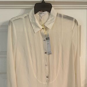 BCBG Sheer Blouse